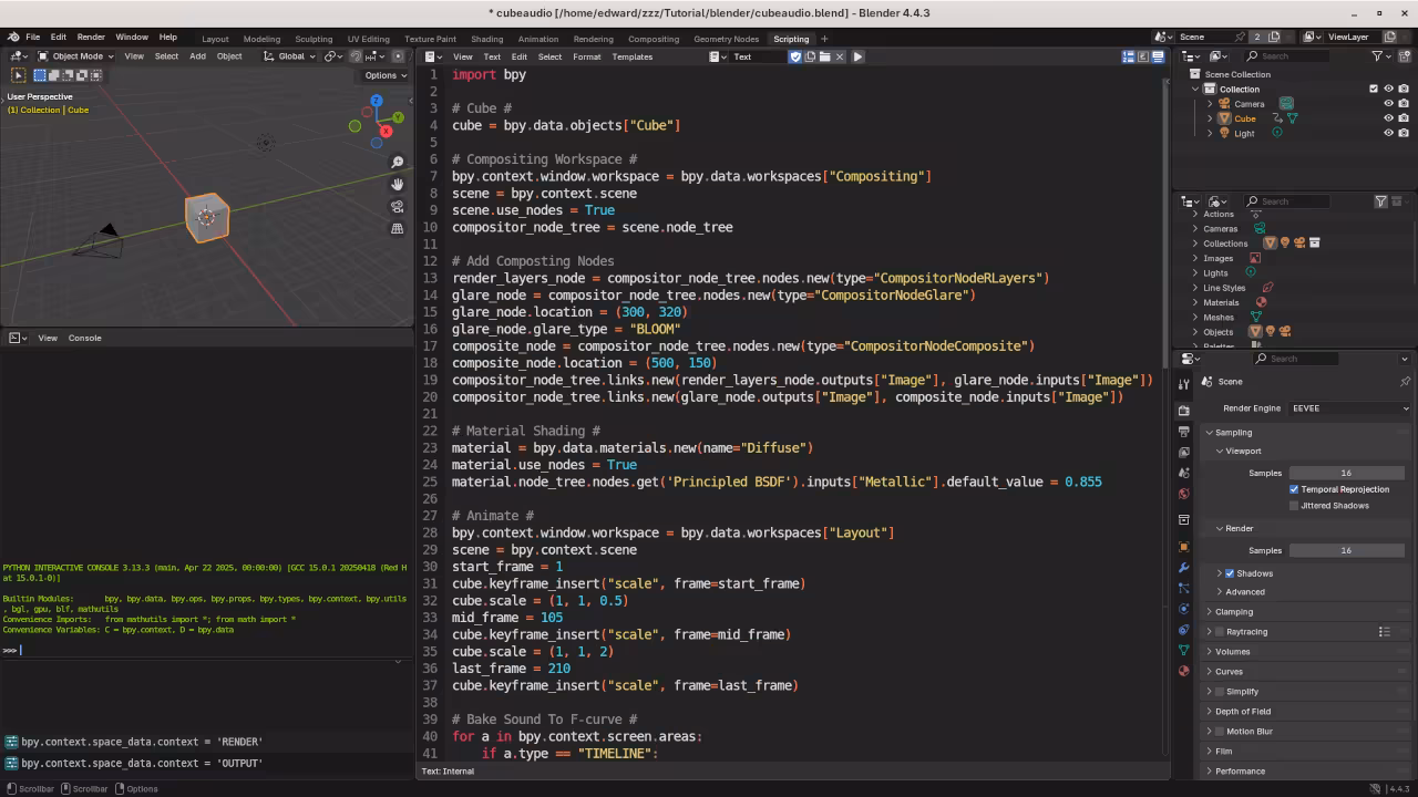 Blender Python API File Scripting Screen