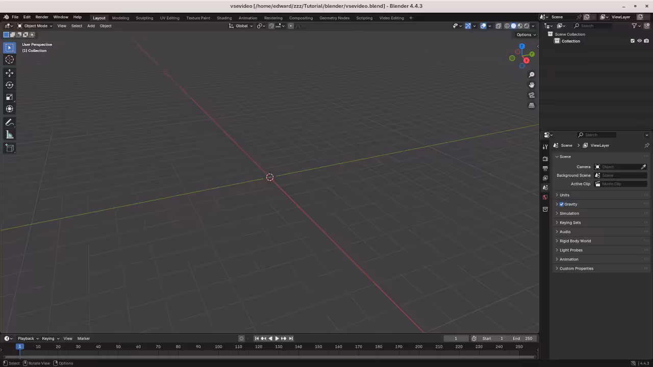 Blender Python API File Start Screen