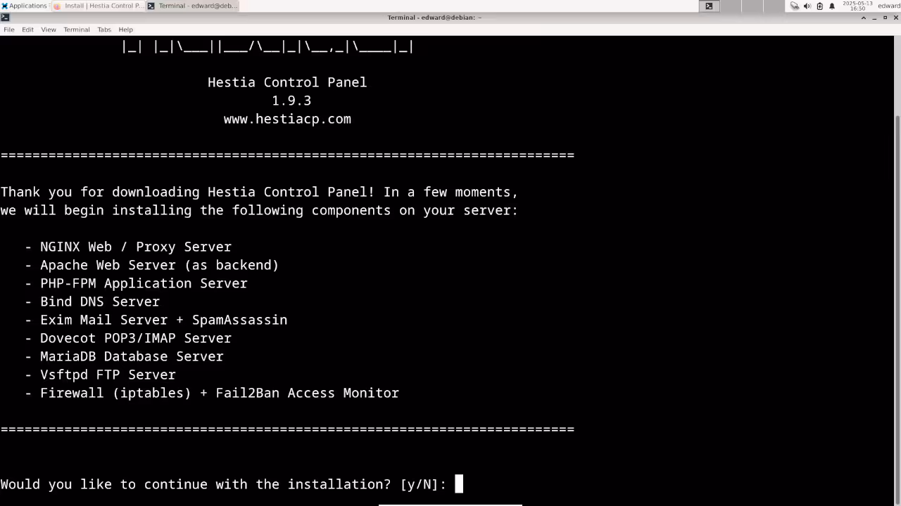 Hestia Setup Script