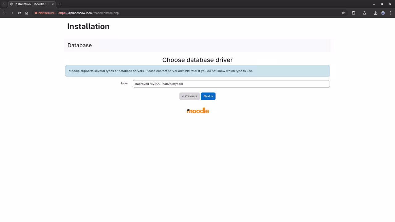 Moodle Database Driver