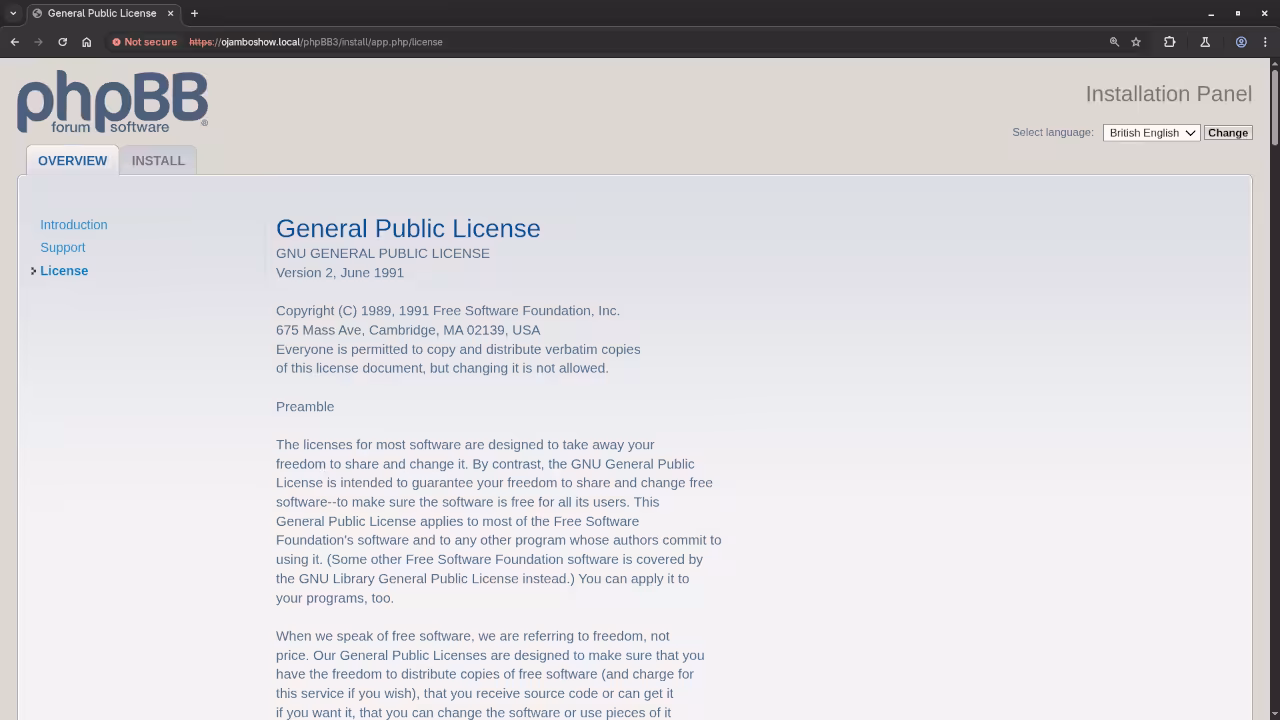 phpBB License Agreement