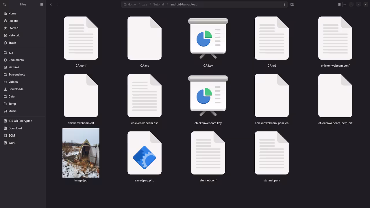 Server Folder For Upload