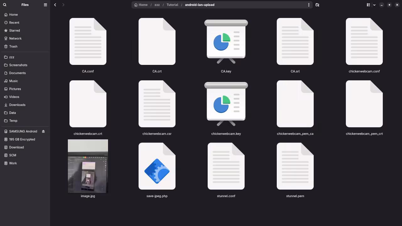 Server Folder For Upload