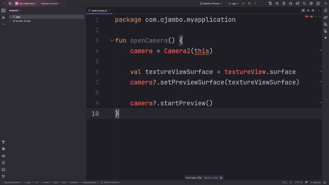 Android Studio Displaying AI Suggested Android Manifest