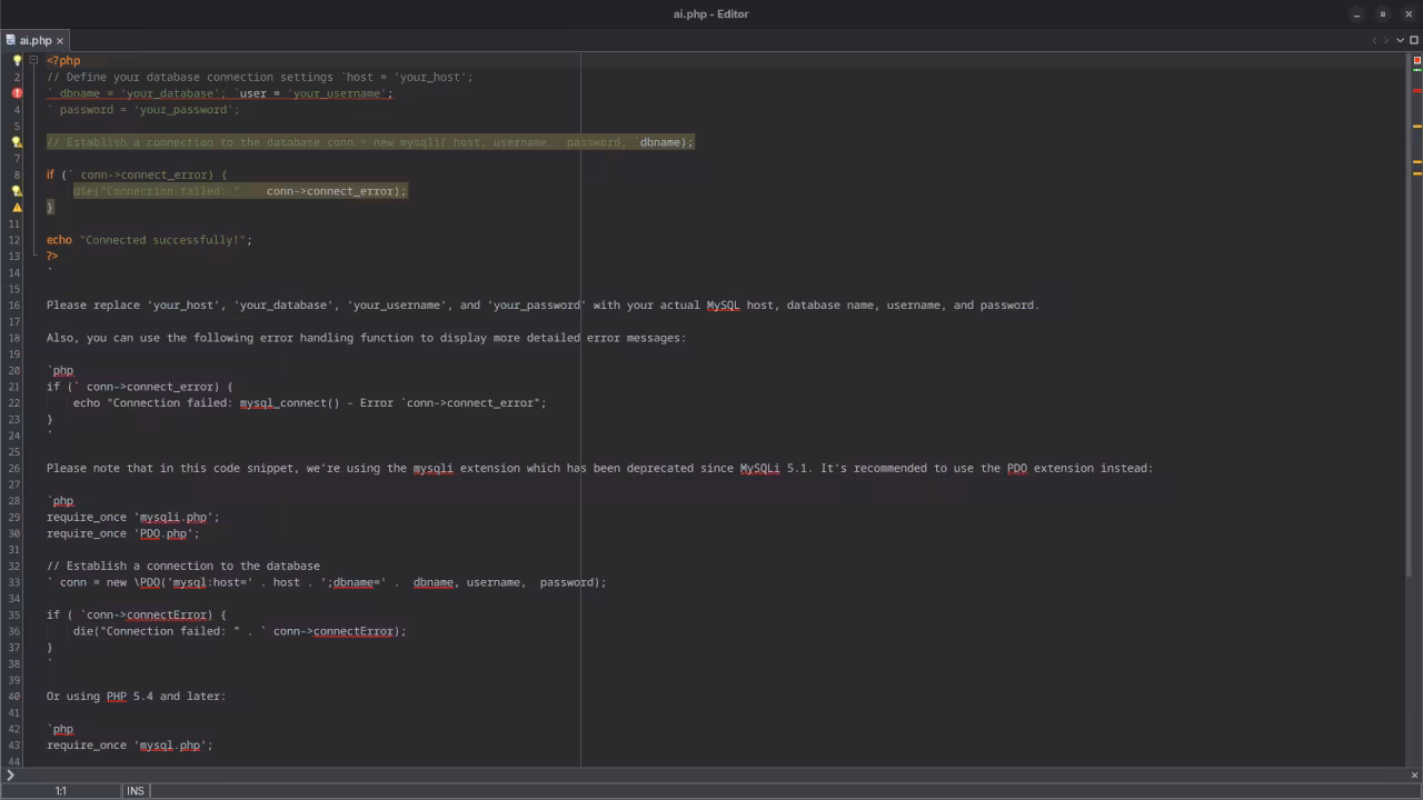 Netbeans Displaying Executed PHP Code