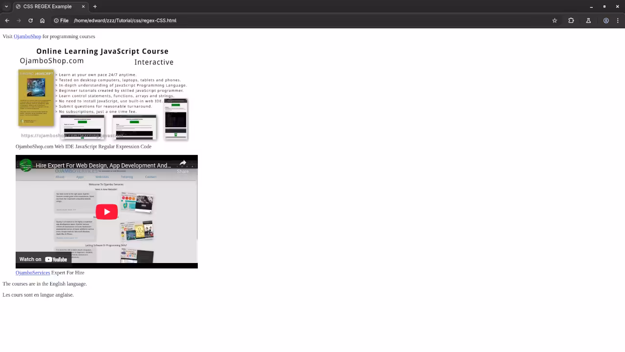 No CSS Styling