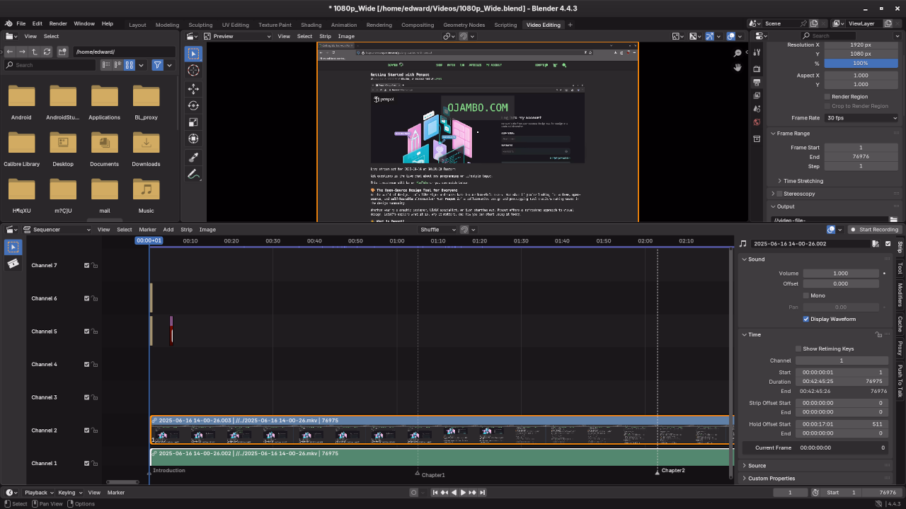 Blender VSE Timeline Markers With Labels For Export