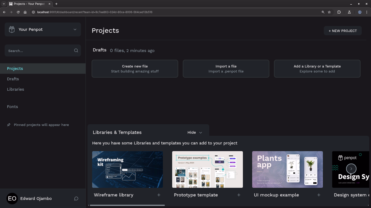 Penpot Running Projects