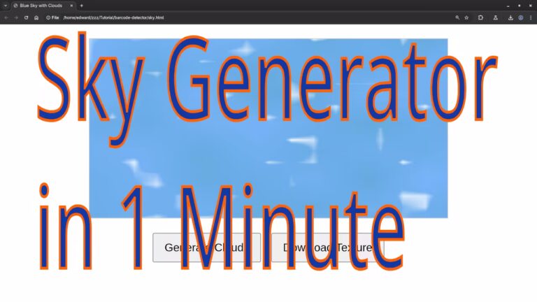 JavaScript Procedural Sky Texture - Ojambo