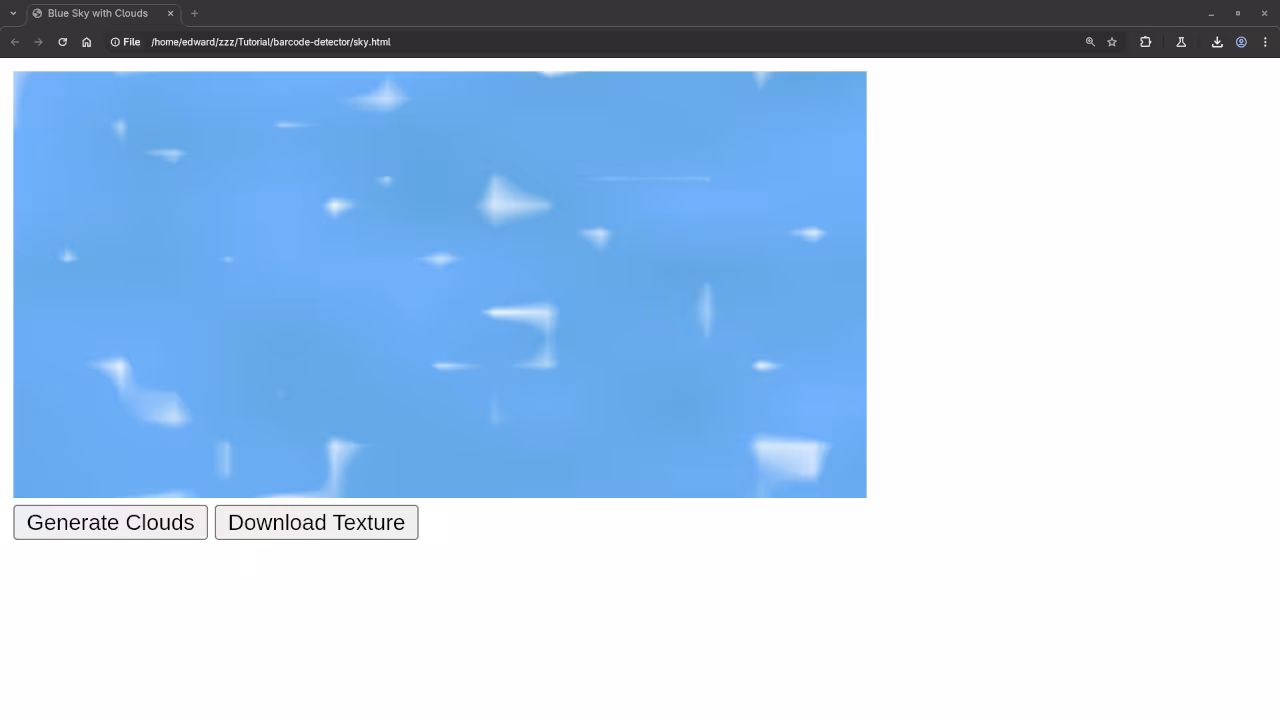 Desktop Web Browser Unstyled Sky Texture