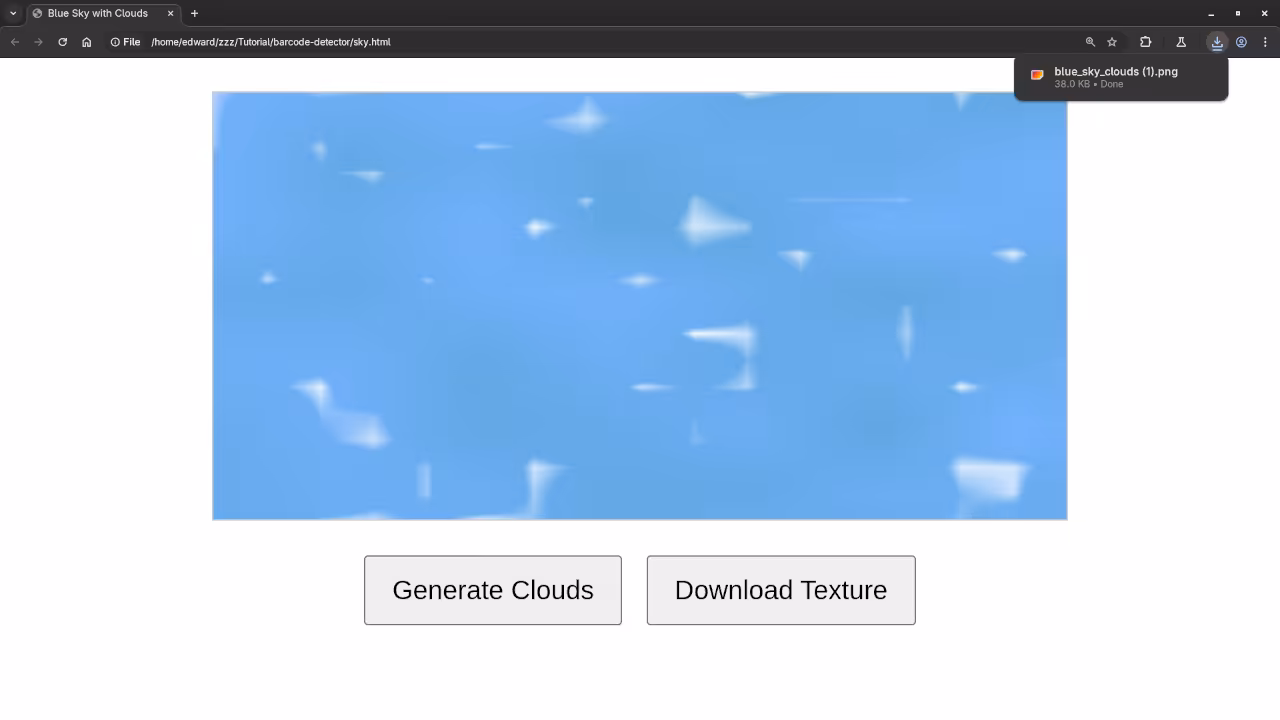 Desktop Web Browser Downloaded Sky Texture