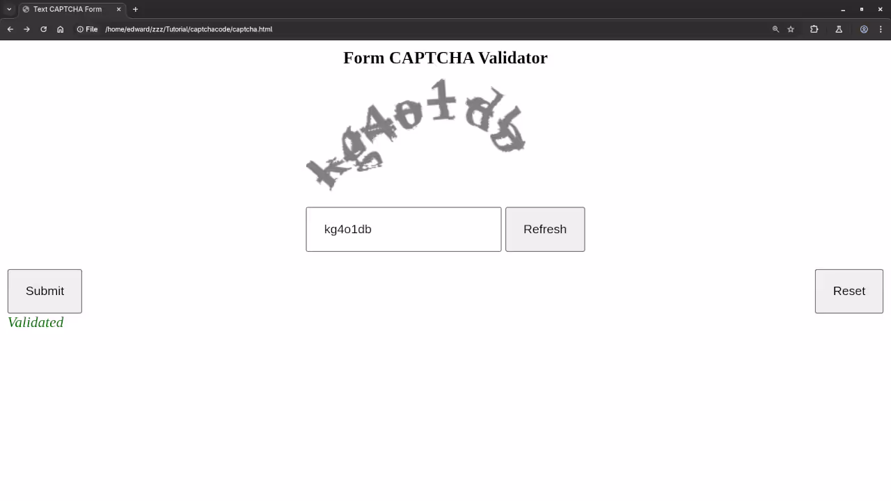 Desktop Web Browser Passed Text CAPTCHA