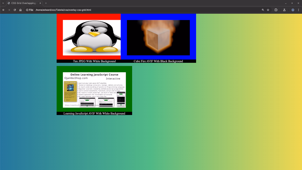 Overlapping Grid Items