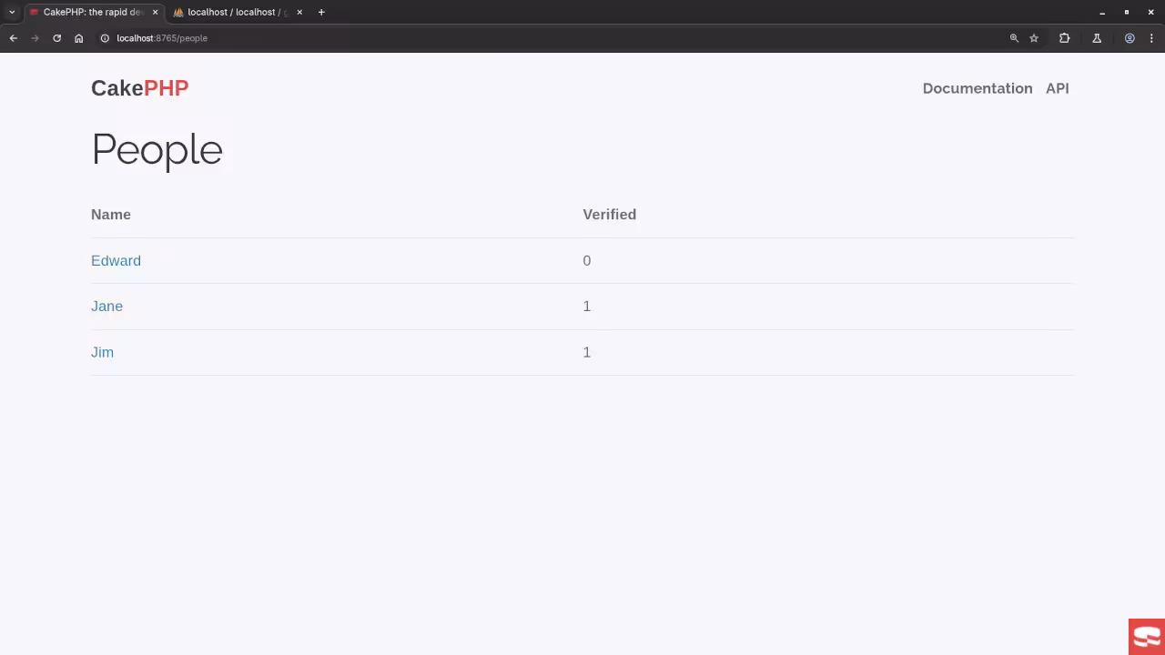 CakePHP Web Browser View All
