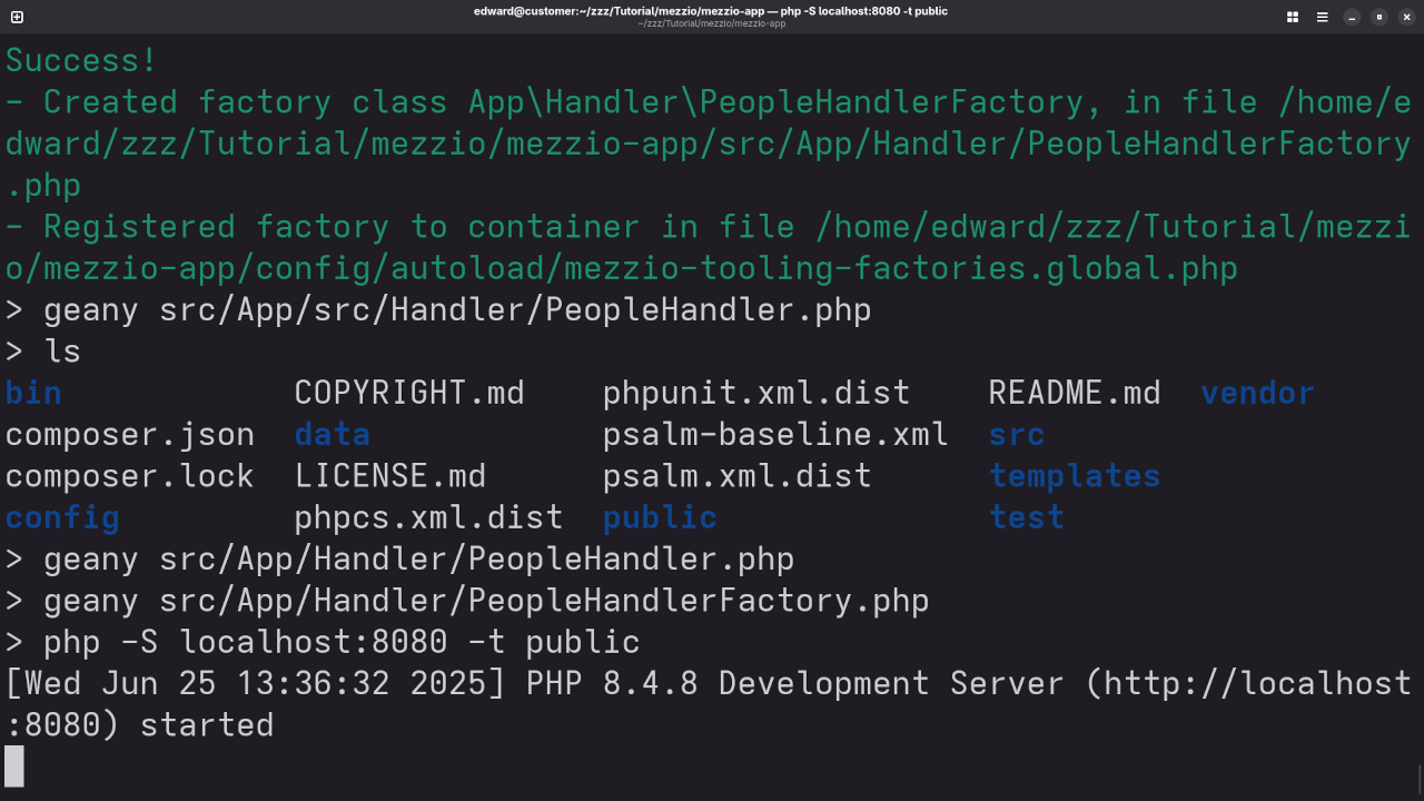 Mezzio Server