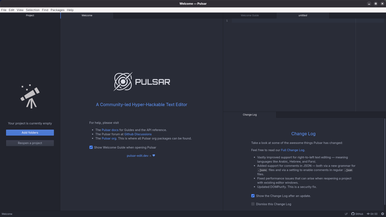 Pulsar Edit Start Screen On Linux