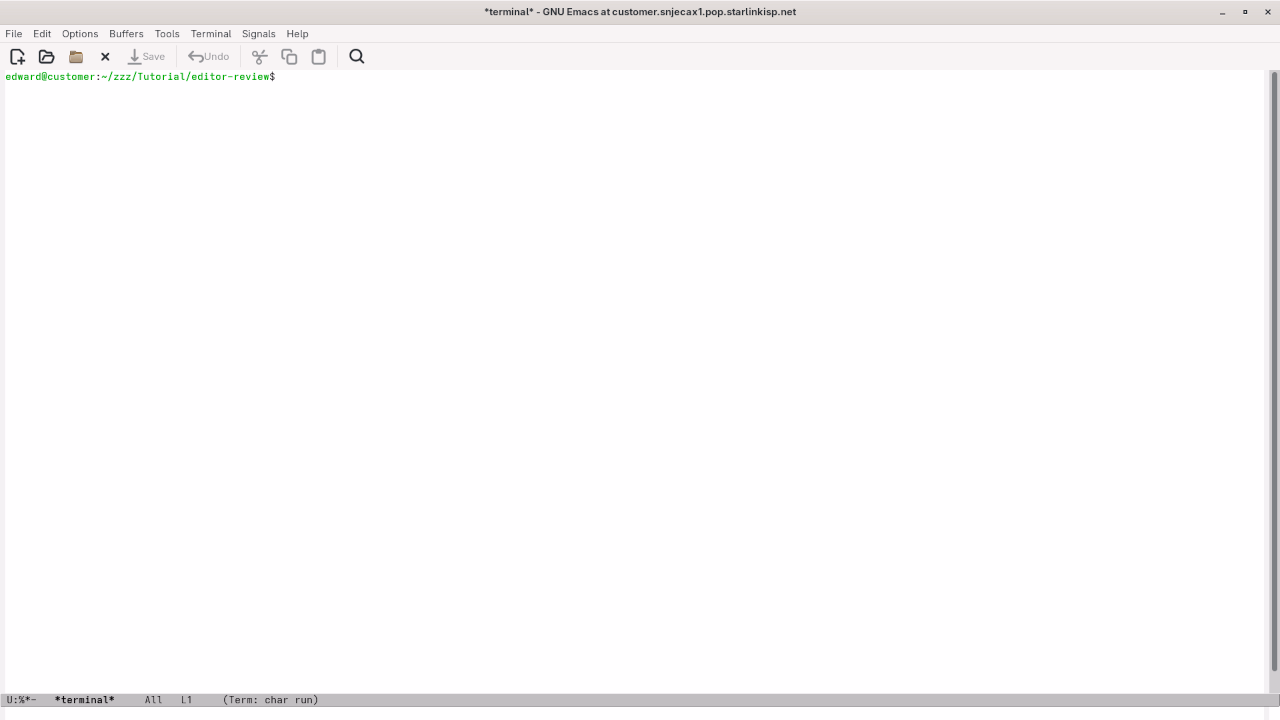 Emacs Terminal