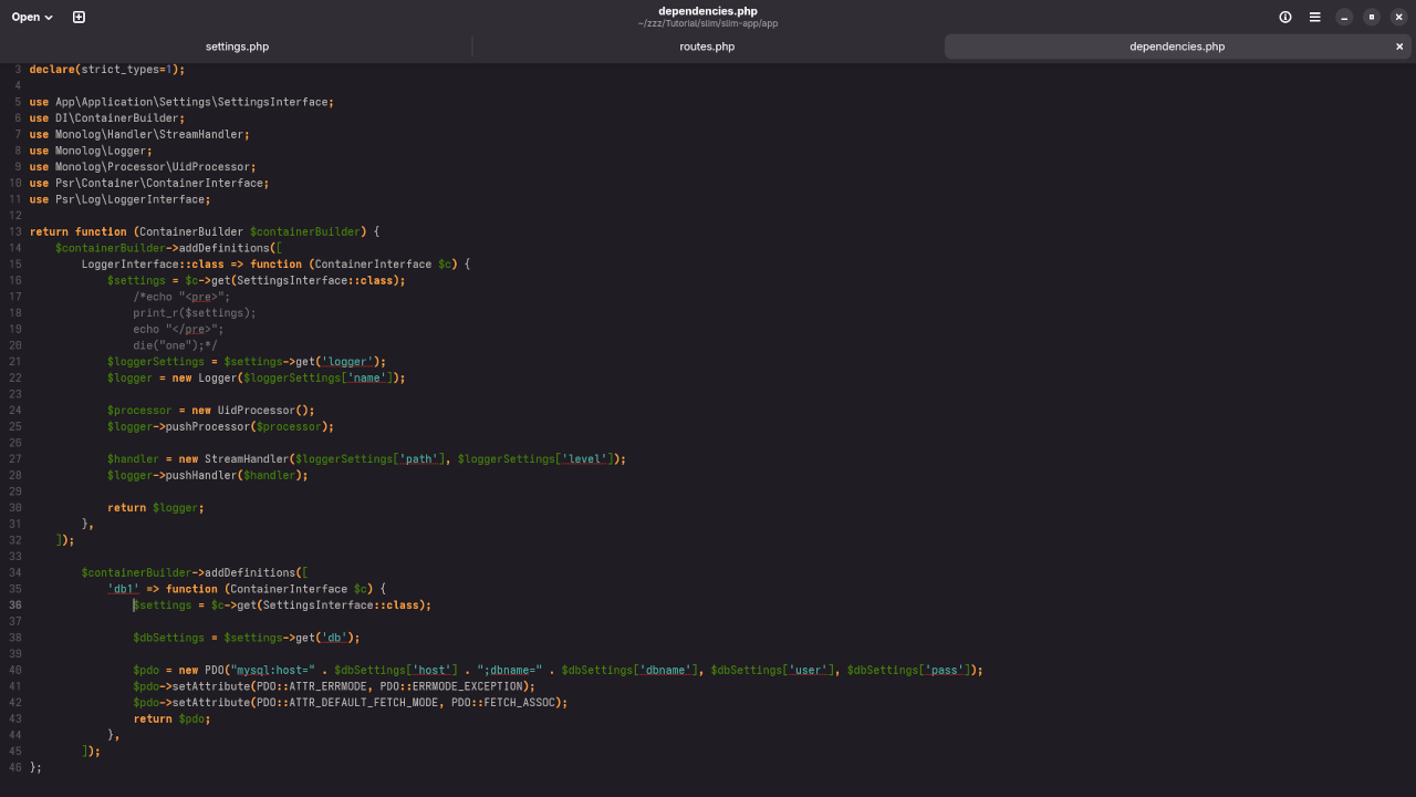 Slim Dependencies