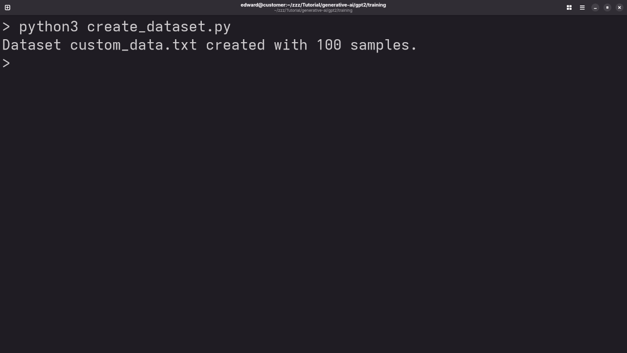 TinyGPT 124M dataset