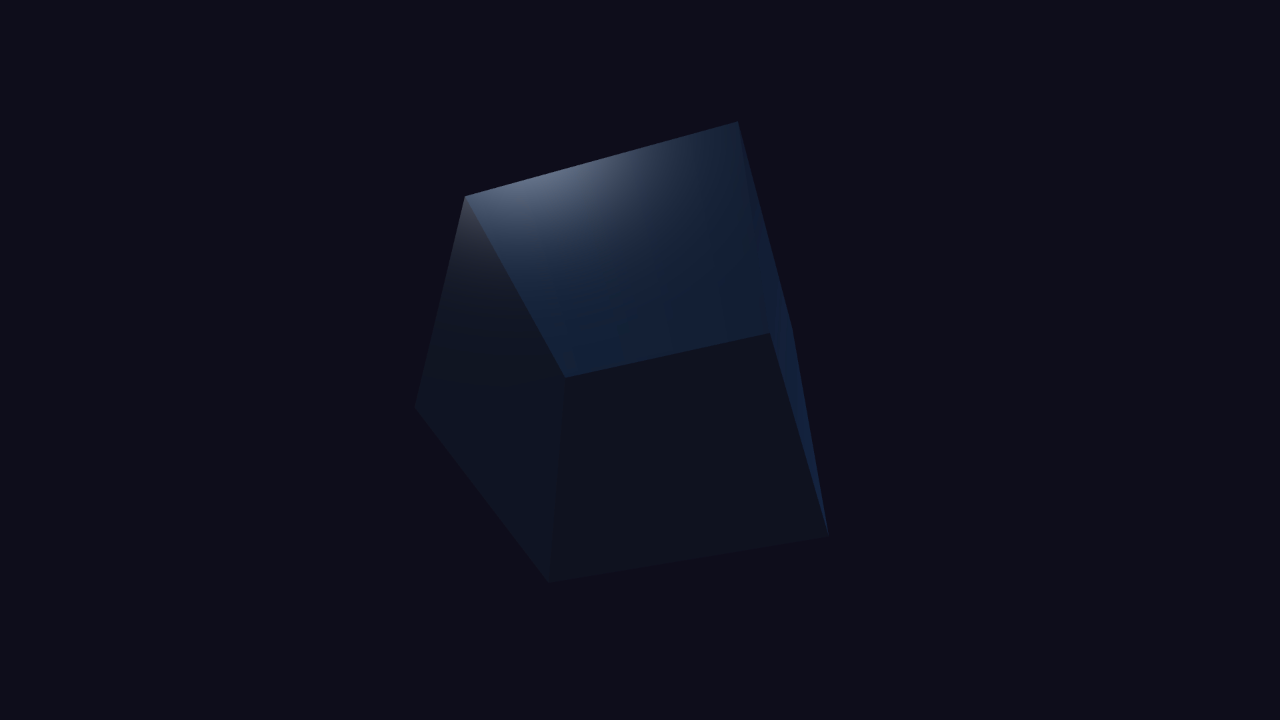 3D Rotating Cube in WebGL