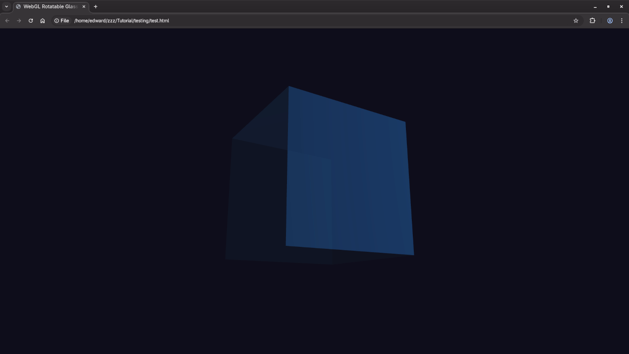 HTML5 Rotated Cube