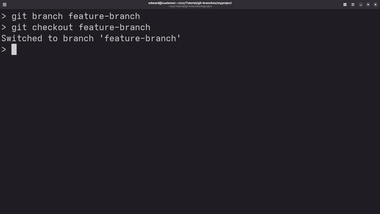 Git Branch For Feature