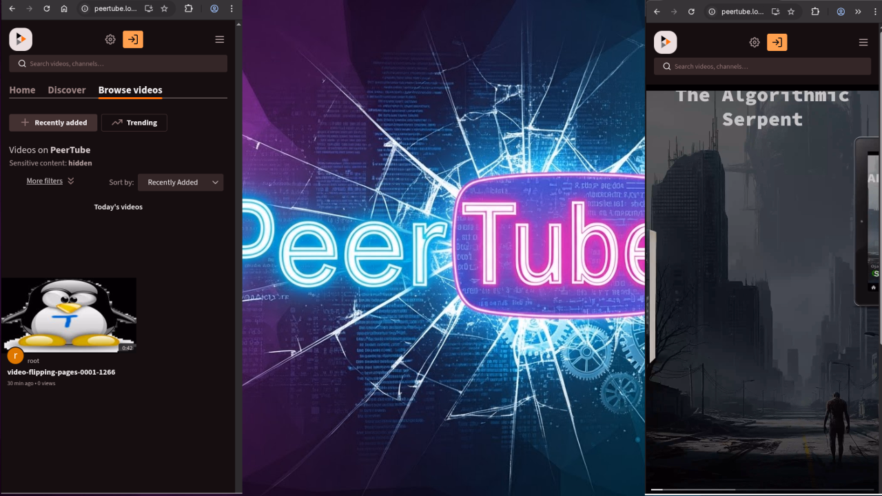 PeerTube Mobile View