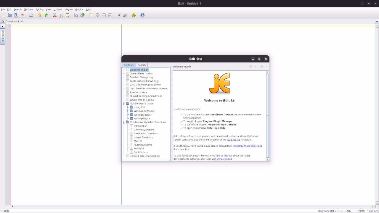 jEdit: Hidden Code Editor Gem