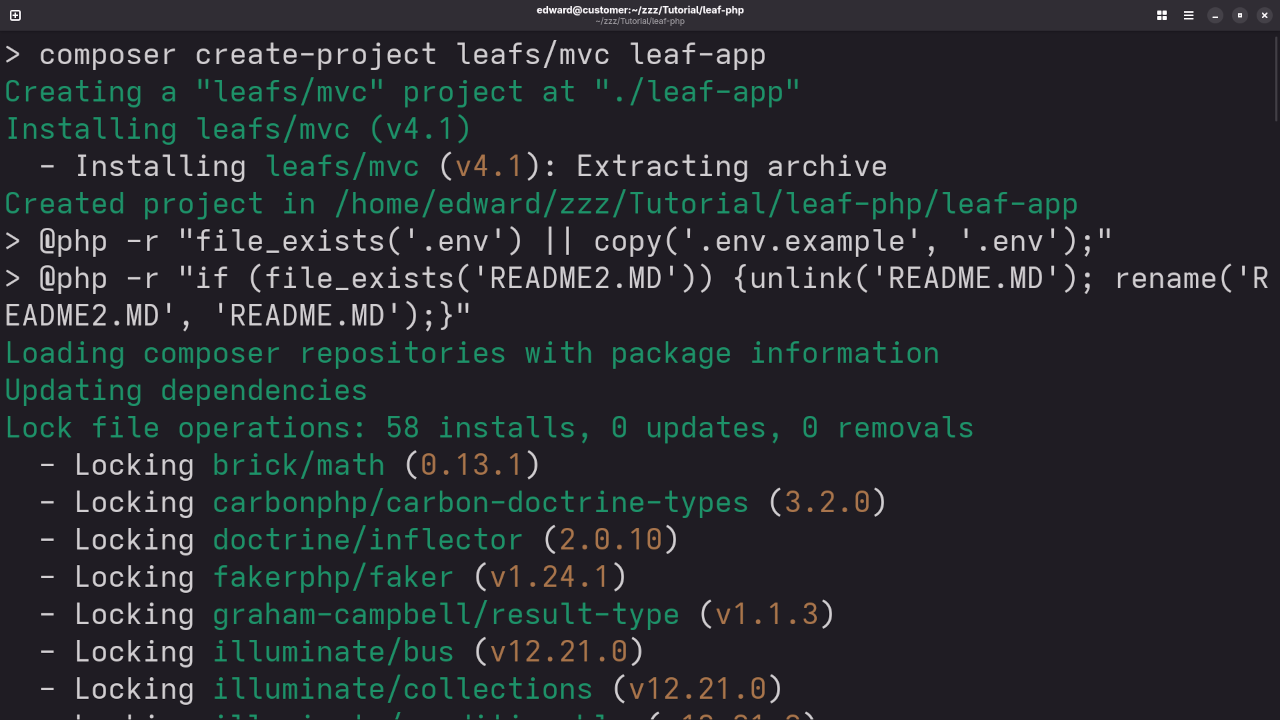 Leaf PHP Dependencies