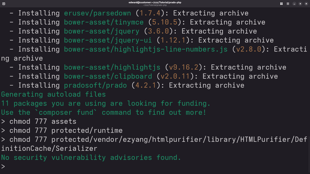 Prado Dependencies