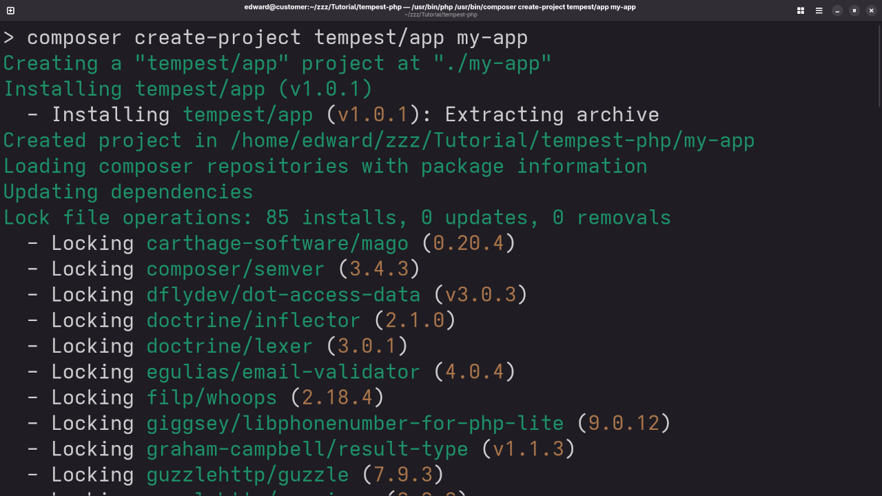 Tempest Dependencies