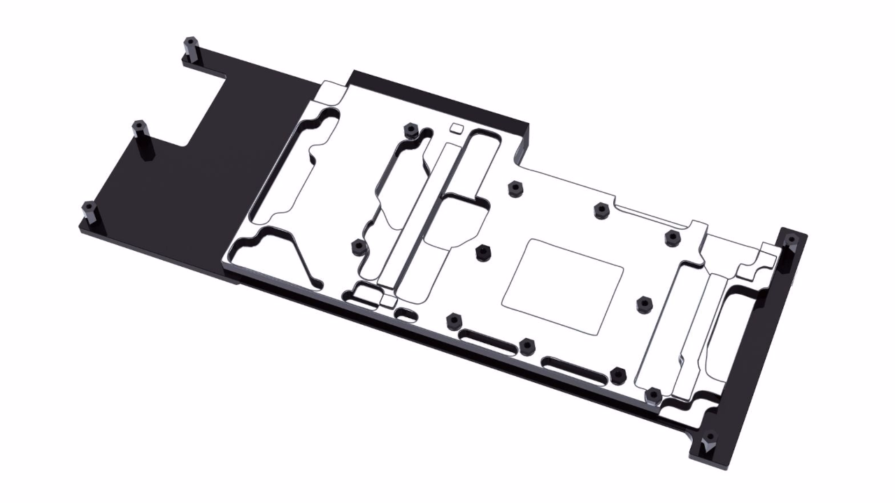 Bykski full-coverage GPU water block with backplate