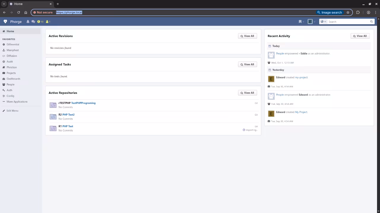 Install Phorge As Git Server
