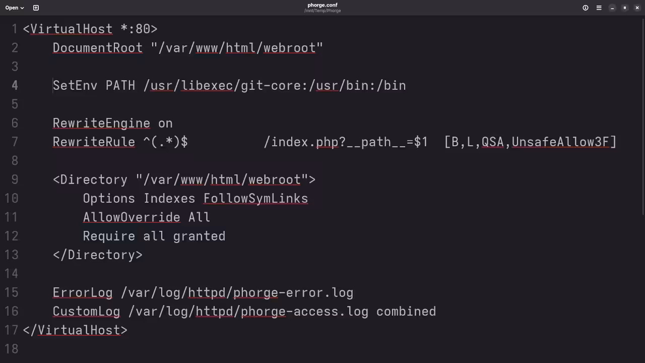 Apache VirtualHost