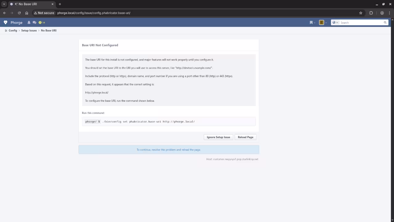 Base URI Configuration