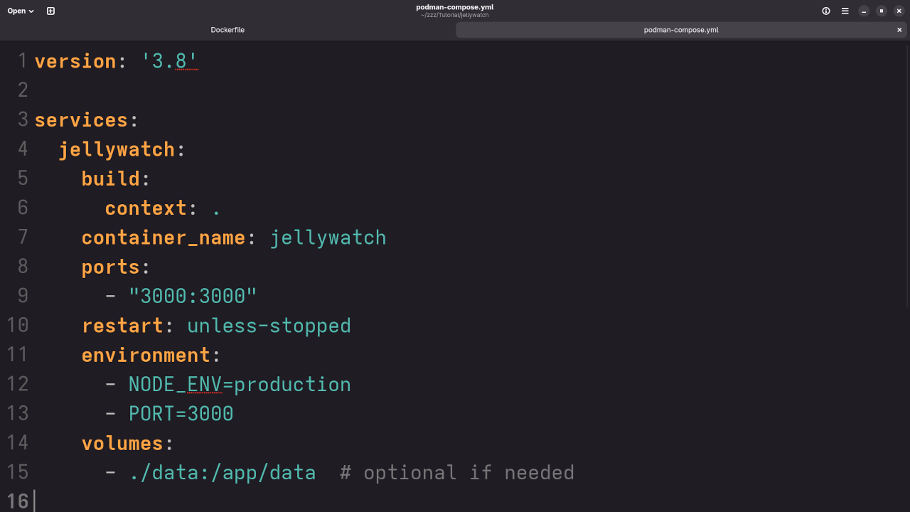 Jellywatch Compose YAML File