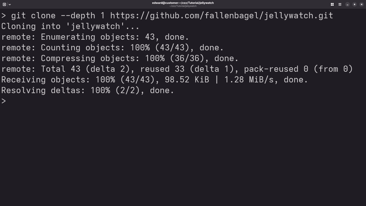Jellywatch Git Clone