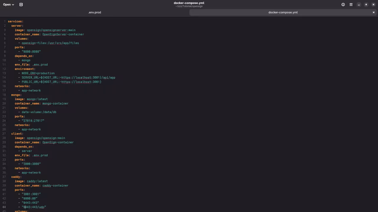 OpenSign Dockerfile