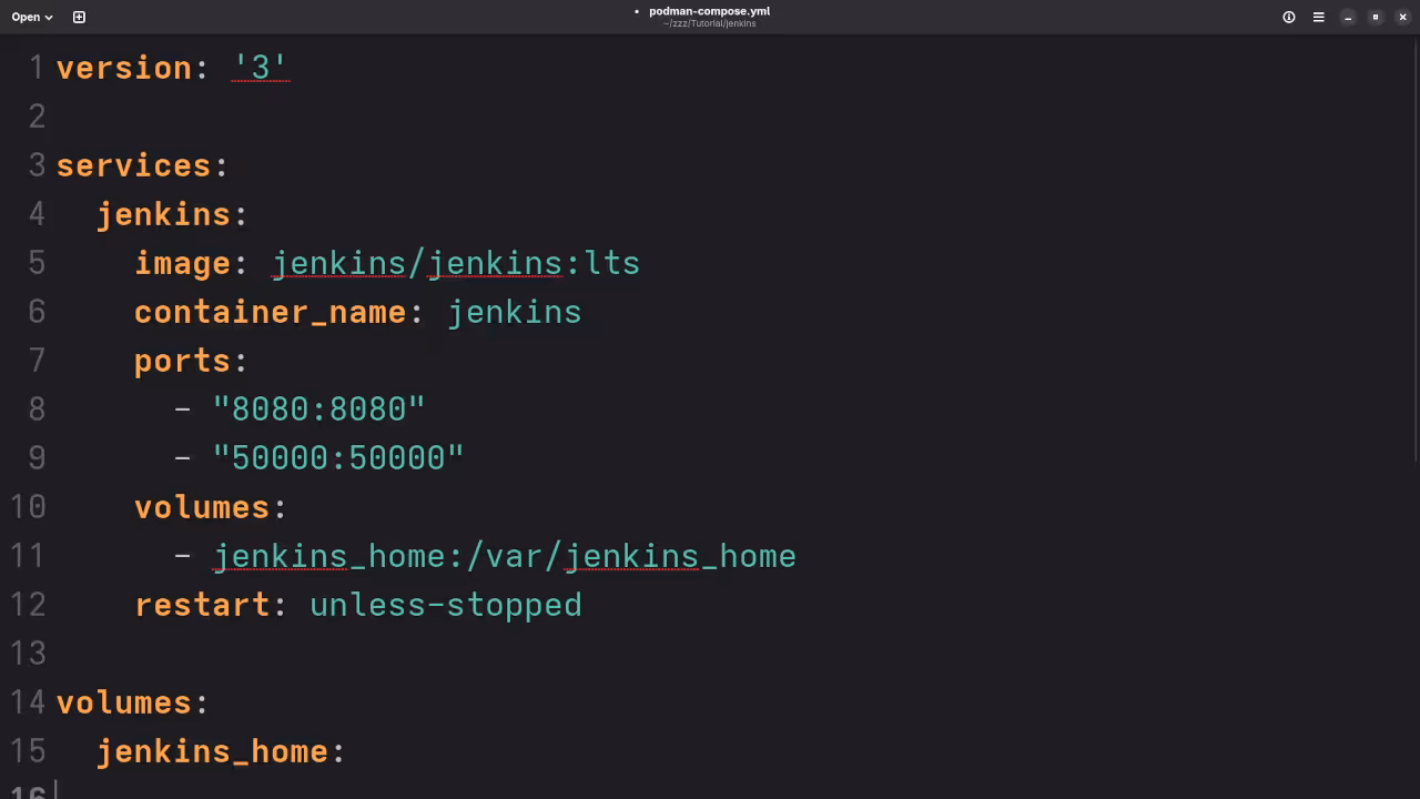 Compose YAML