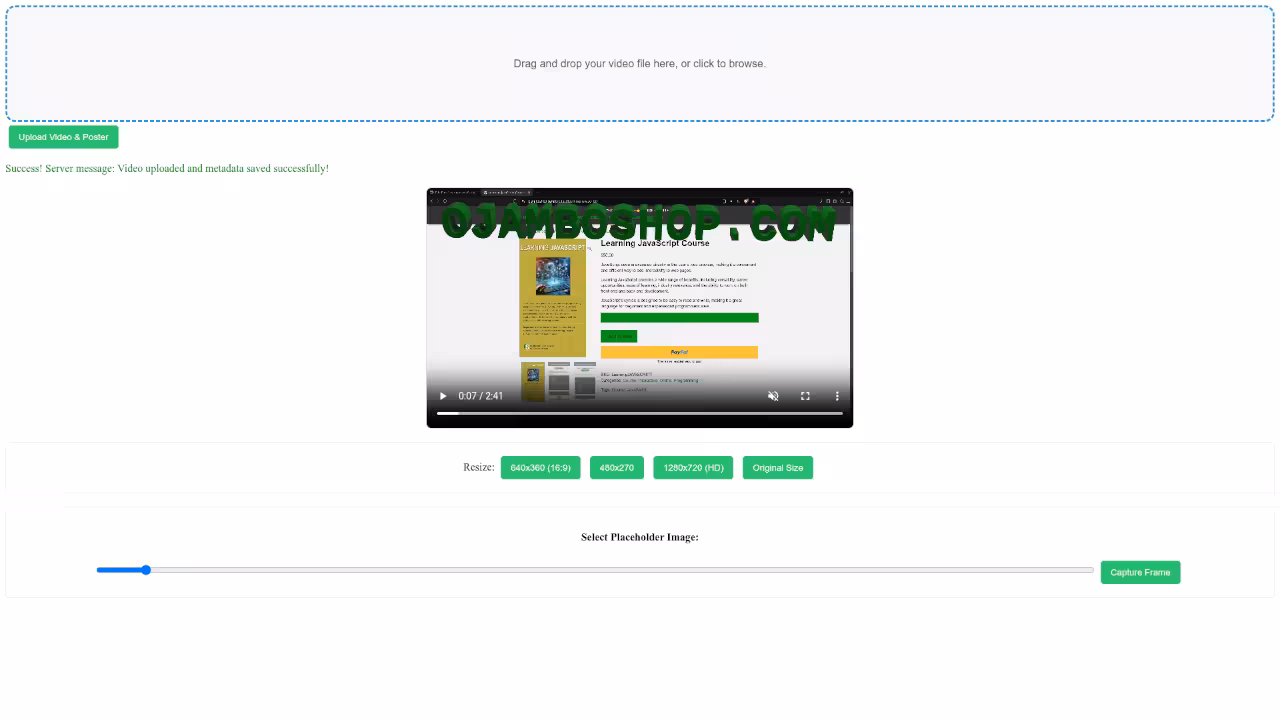 SECURE VIDEO STORAGE