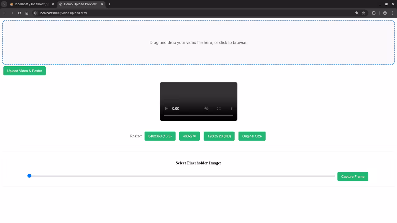 Video File Upload Form