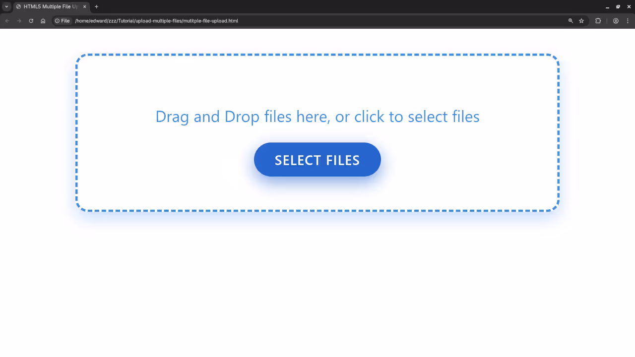 A hover over drag and drop interface