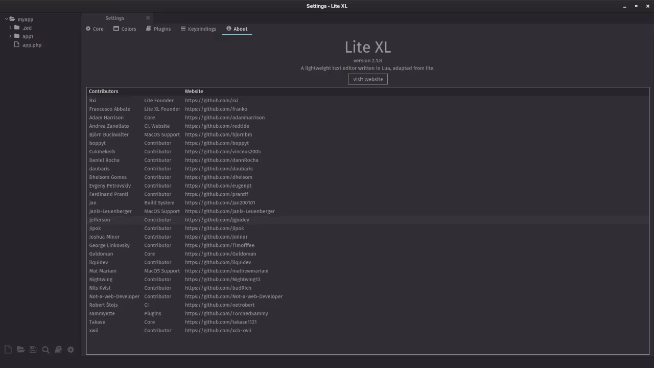 Install Lite XL 2.1.8 on Fedora