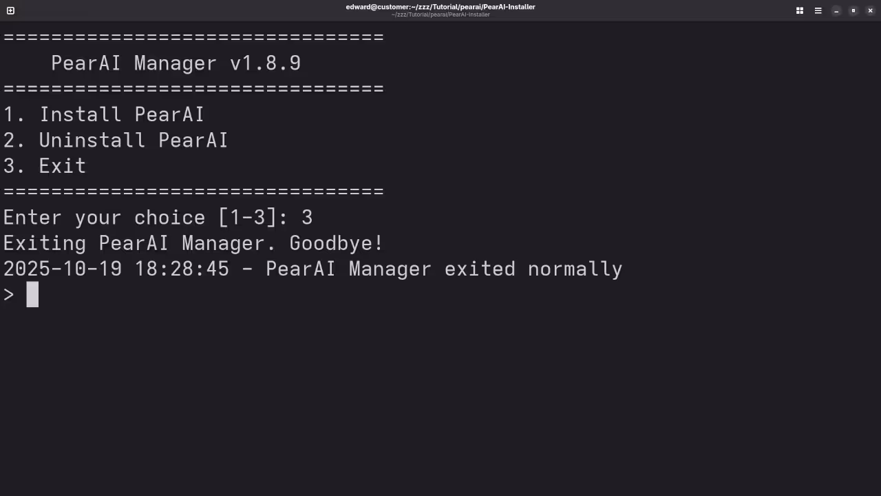 PearAI Manager