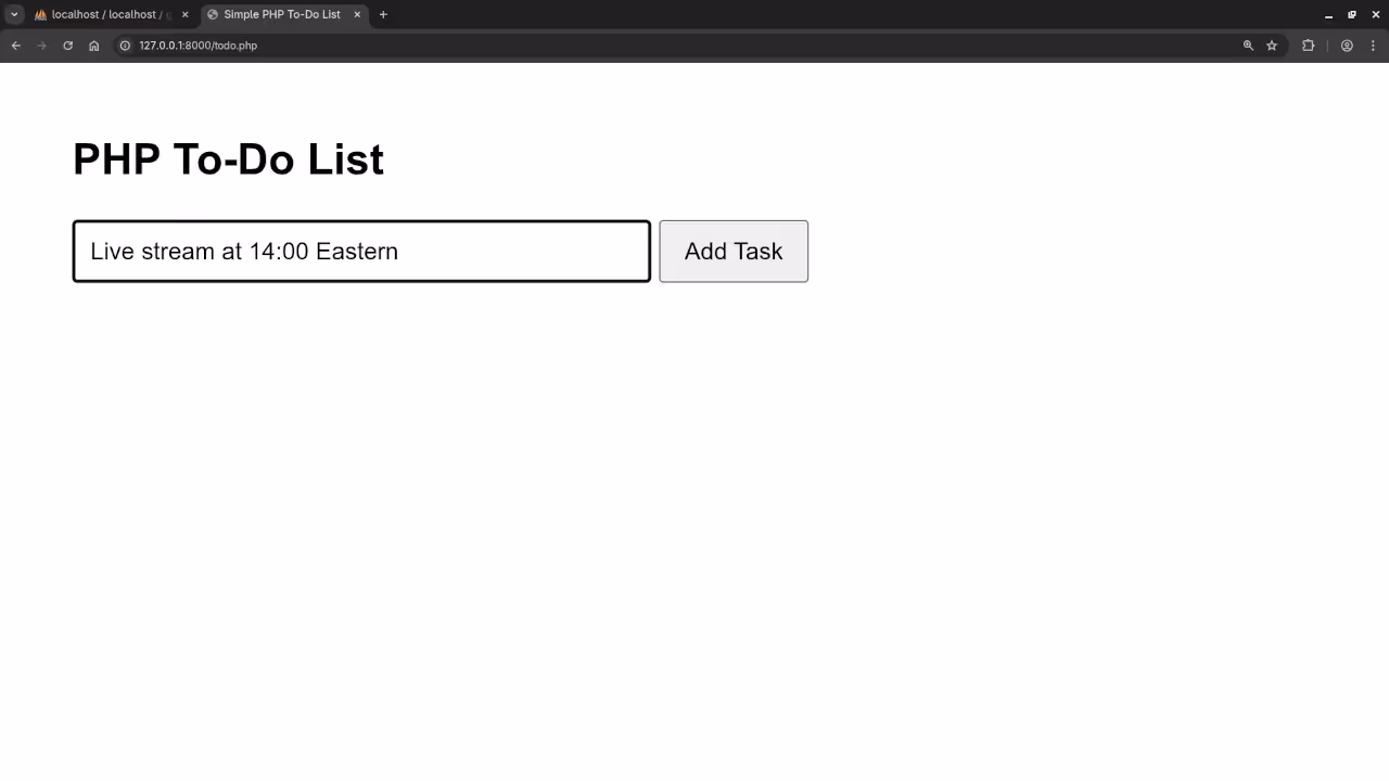 Add To-do List