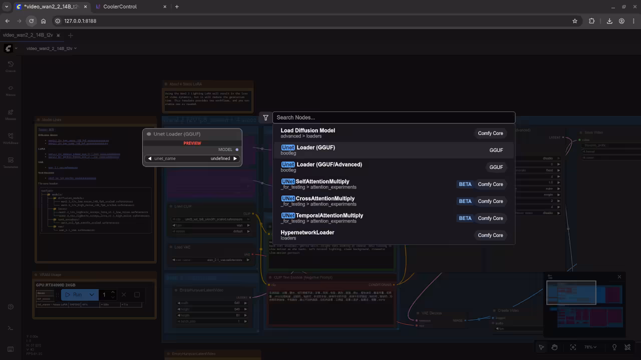 ComfyUI GGUF Node