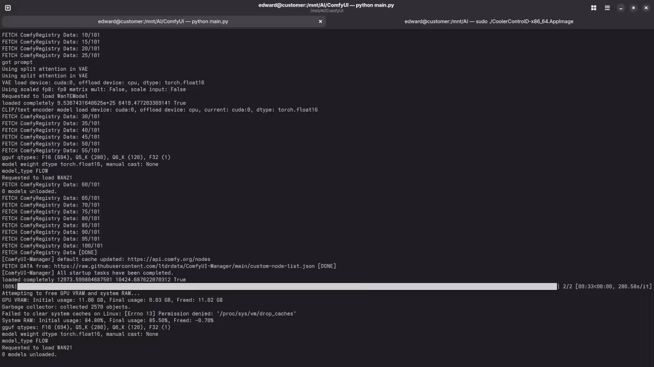 ComfyUI With FreeMemory Working