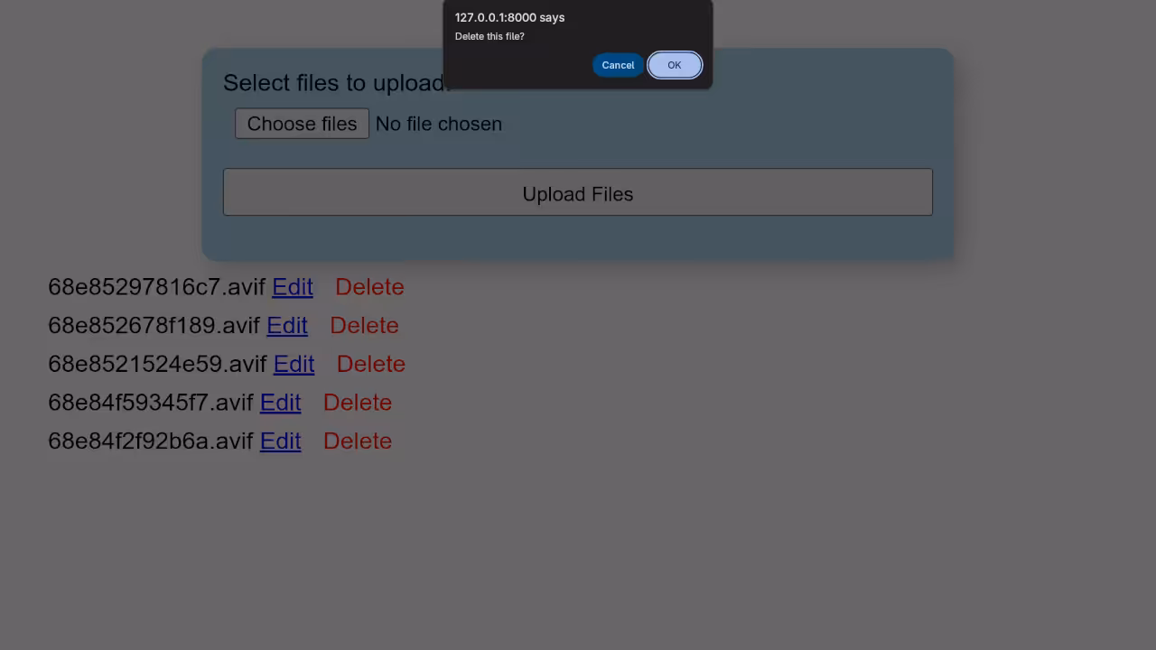 Delete Prompt