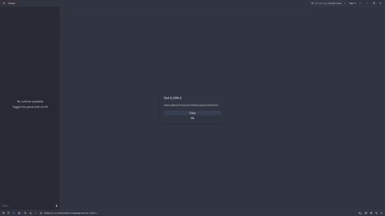 ZED EDITOR on Linux
