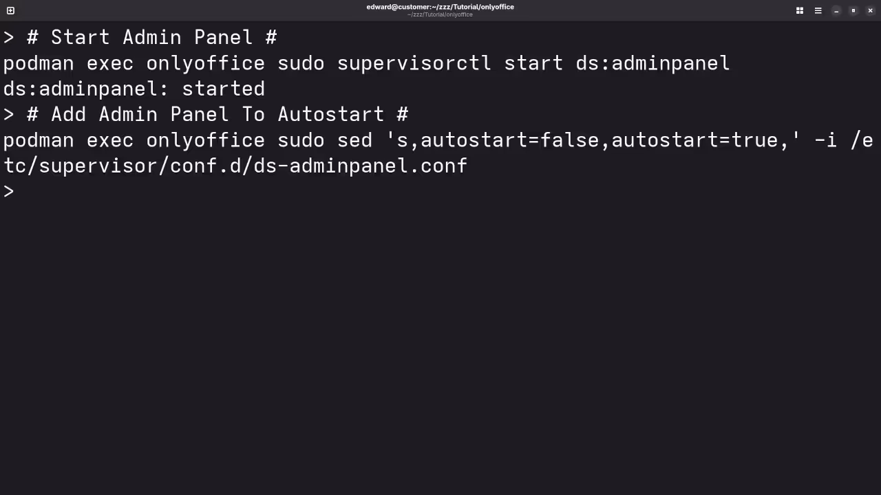 ONLYOFFICE Admin Panel